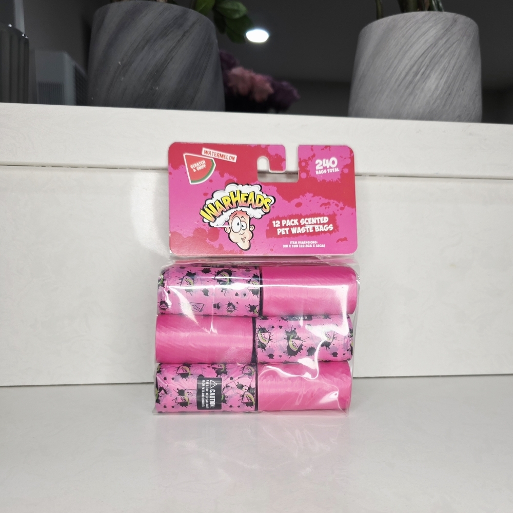 Warheads - 12 pack Scented Pet Waste Bags (240 units)